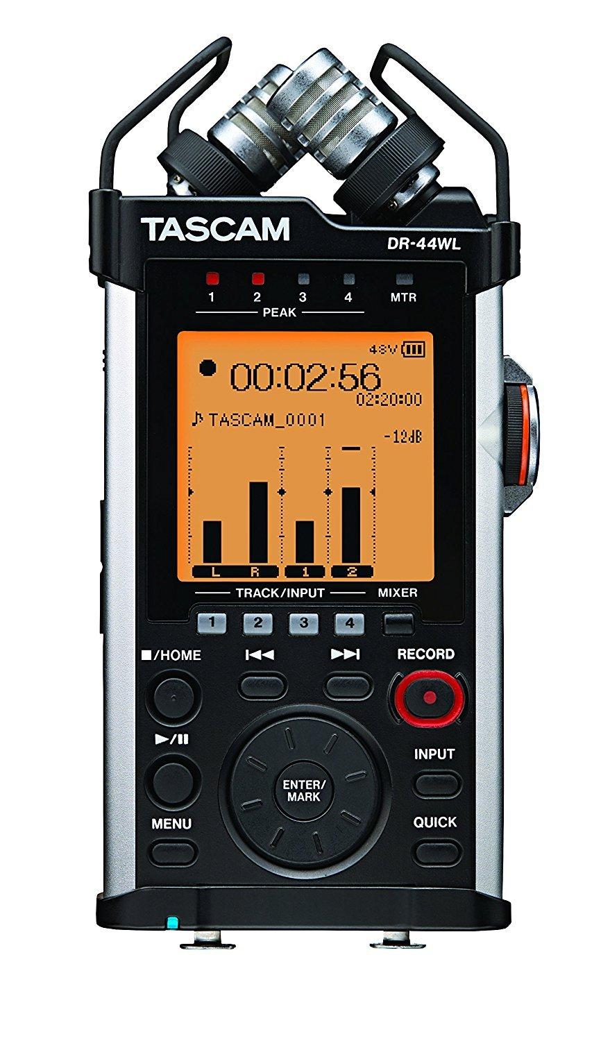 TASCAM Linear PCM Recorder High Connection Compatible 4TR Resolution/Wi-Fi DR-44WL
TASCAM Linear PCM Recorder High Connection Compatible 4TR Resolution/Wi-Fi DR-44WL