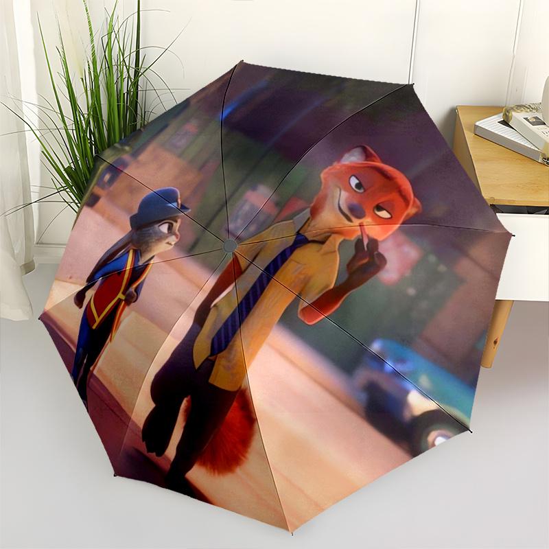 Zootopia Movie Characters Automatic Open/CloseUmbrella-CuteUmbrella with Cute Design, Portable 3-Fold Compact Umbrella for Men & Women, Vale
Zootopia Movie Characters Automatic Open/CloseUmbrella-CuteUmbrella with Cute Design, Portable 3-Fold Compact Umbrella for Men & Women, Vale