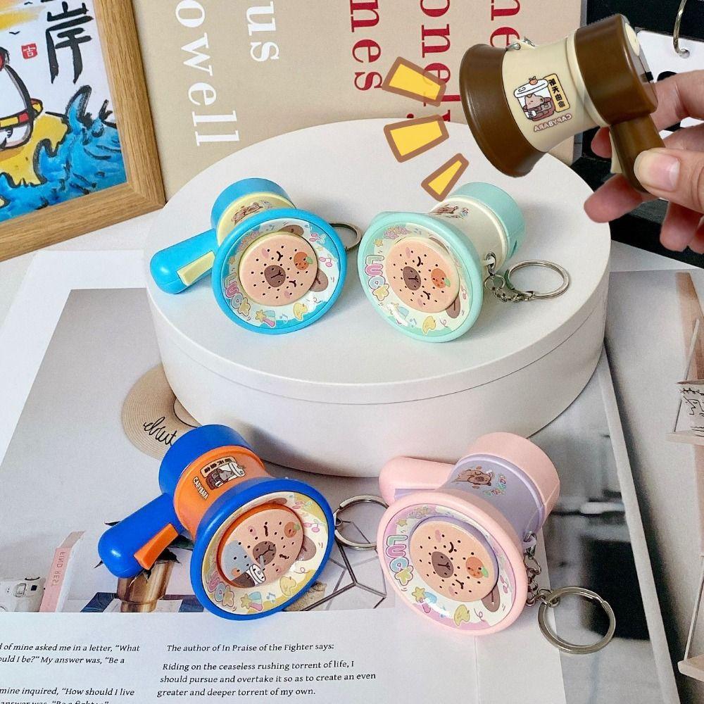 Cartoon Capybara Music Keychain Pendant Loudspeaker Handheld Speakers Toy Home Decoration style A
Cartoon Capybara Music Keychain Pendant Loudspeaker Handheld Speakers Toy Home Decoration style A