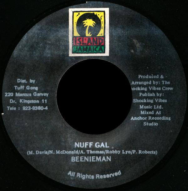 7inch Record BEENIE MAN - Nuff Gal NONE Island Jamaica 1996 Jamaica Reggae, Ska & Dub Used
7inch Record BEENIE MAN - Nuff Gal NONE Island Jamaica 1996 Jamaica Reggae, Ska & Dub Used