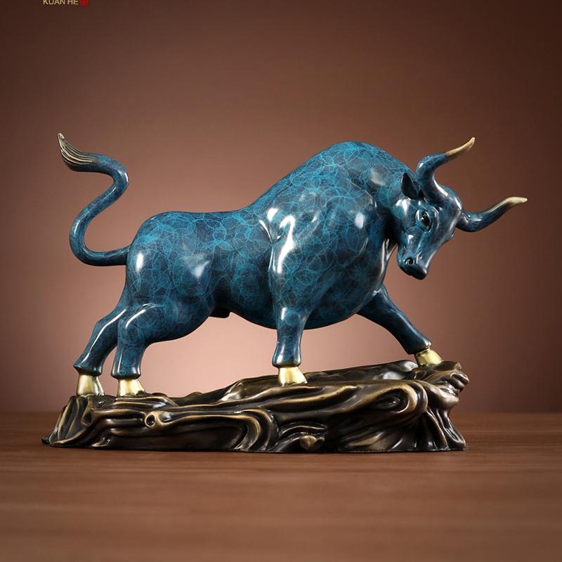 High Grade GOOD LUCK Mascot Stock Market Bull Career Wealth Bull Bronze Statue HOME Shop Club BAR Company Decoration 20X8X14CM
High Grade GOOD LUCK Mascot Stock Market Bull Career Wealth Bull Bronze Statue HOME Shop Club BAR Company Decoration 20X8X14CM