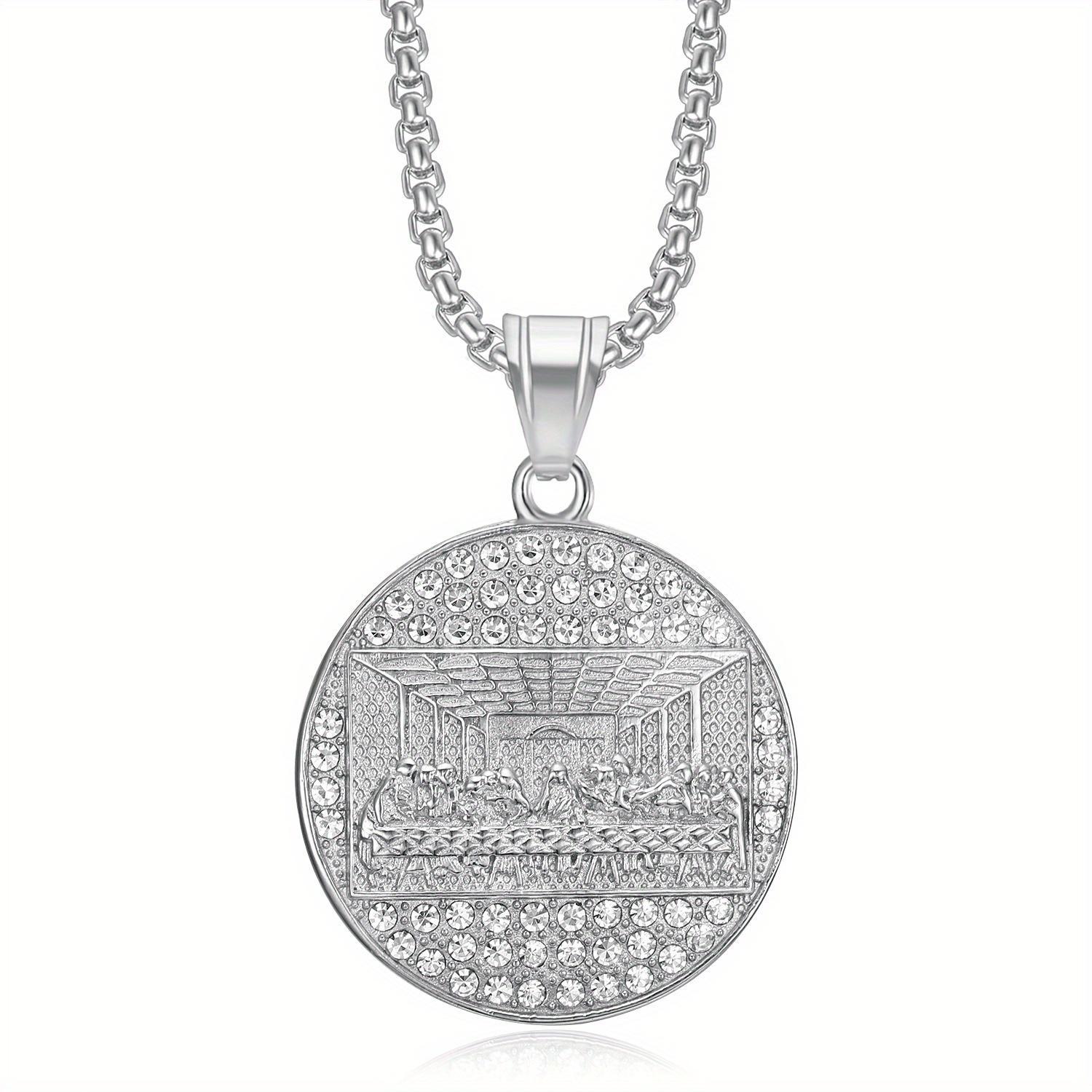 Iced Out Apostles Pendant Necklace 14K Gold Plated CZ Bling Hip Hop Streetwear Jewelry for Men 24inch
Iced Out Apostles Pendant Necklace 14K Gold Plated CZ Bling Hip Hop Streetwear Jewelry for Men 24inch