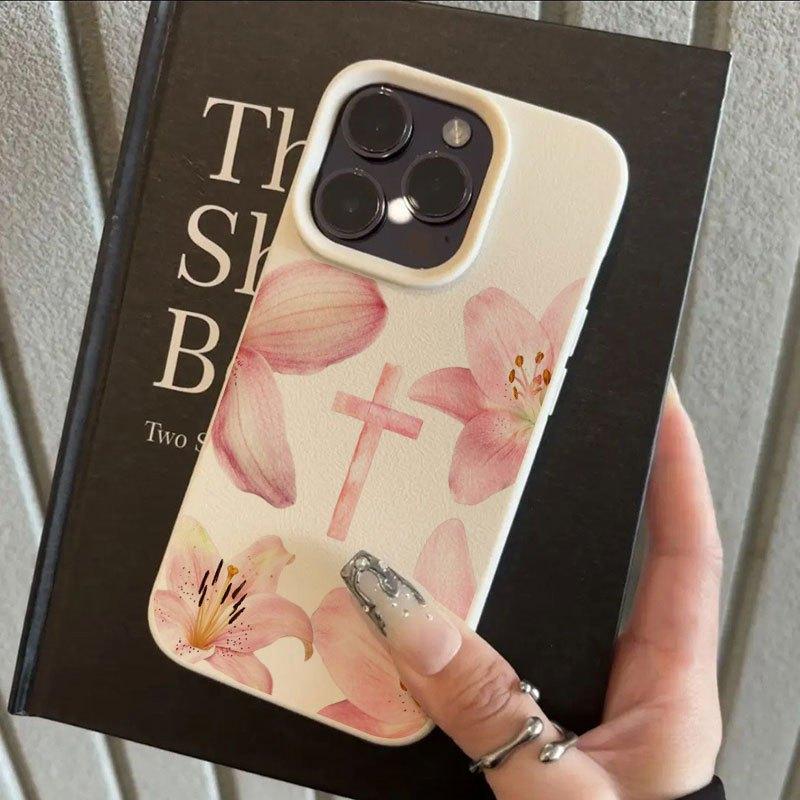 Pink Flower Cross Elegant Design Phone Case for Samsung Galaxy A55 A35 A25 A15 5G A24 A23 A32 A52 A71 A72 A51 4G Soft Cover A24
Pink Flower Cross Elegant Design Phone Case for Samsung Galaxy A55 A35 A25 A15 5G A24 A23 A32 A52 A71 A72 A51 4G Soft Cover A24