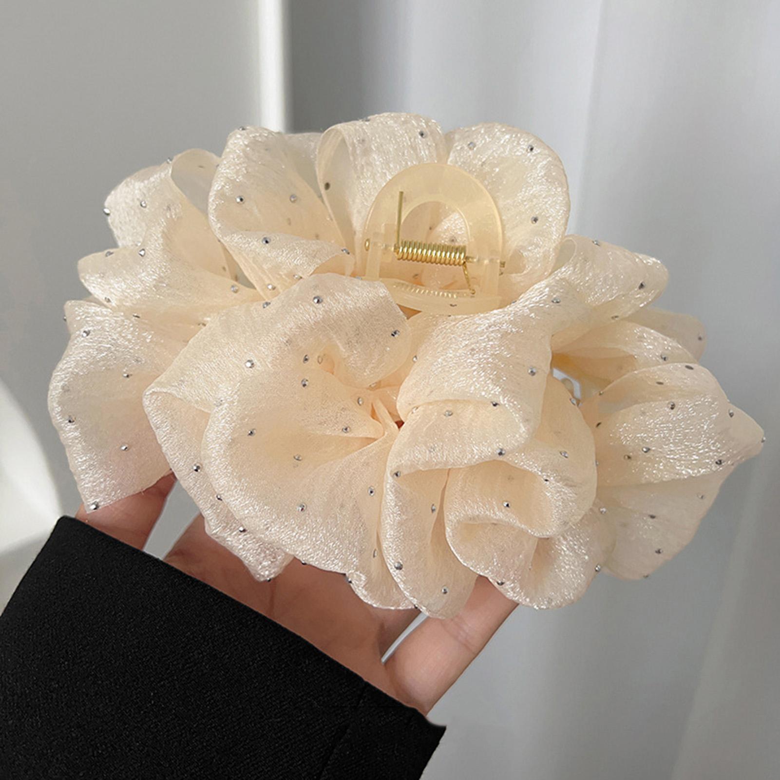 Mesh Yarn Bowknot Hair Claw Rhinestone Mesh Double Bow Claw Clip Cloud Bubble Hair Clip for Women Girls Hair Accessories шампанського
Mesh Yarn Bowknot Hair Claw Rhinestone Mesh Double Bow Claw Clip Cloud Bubble Hair Clip for Women Girls Hair Accessories шампанського