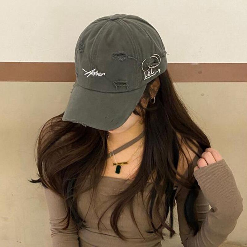 Korean version ins retro ripped soft top cap women s spring and summer fashion personality simple street sunscreen baseball cap tide (54-58cm) Adjustable
Korean version ins retro ripped soft top cap women s spring and summer fashion personality simple street sunscreen baseball cap tide (54-58cm) Adjustable