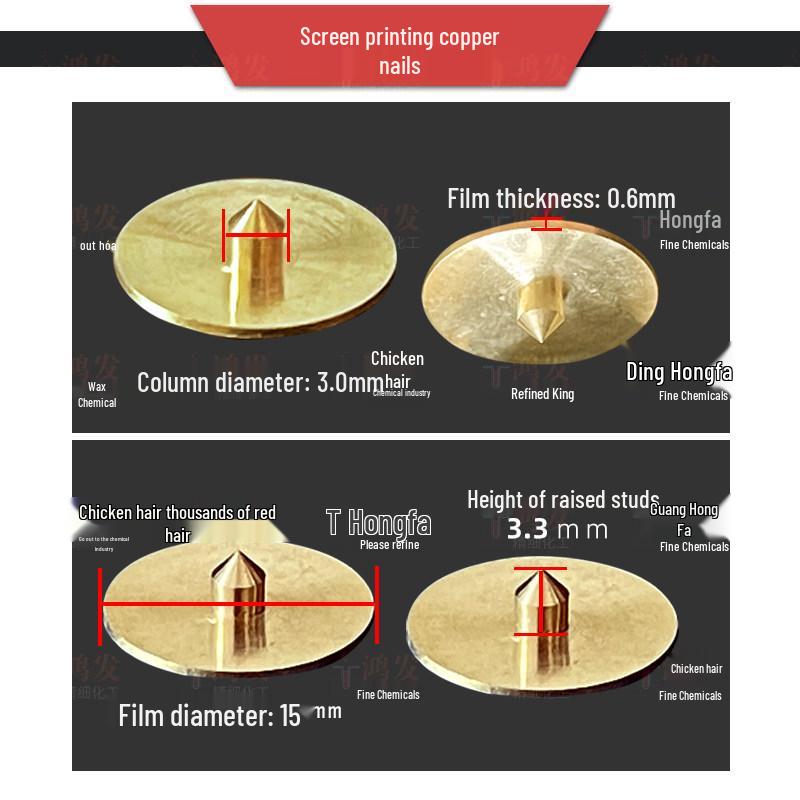 Sharp-Head Copper Pin Flat-Head Exposure Pin for PCB Film Registration
Sharp-Head Copper Pin Flat-Head Exposure Pin for PCB Film Registration