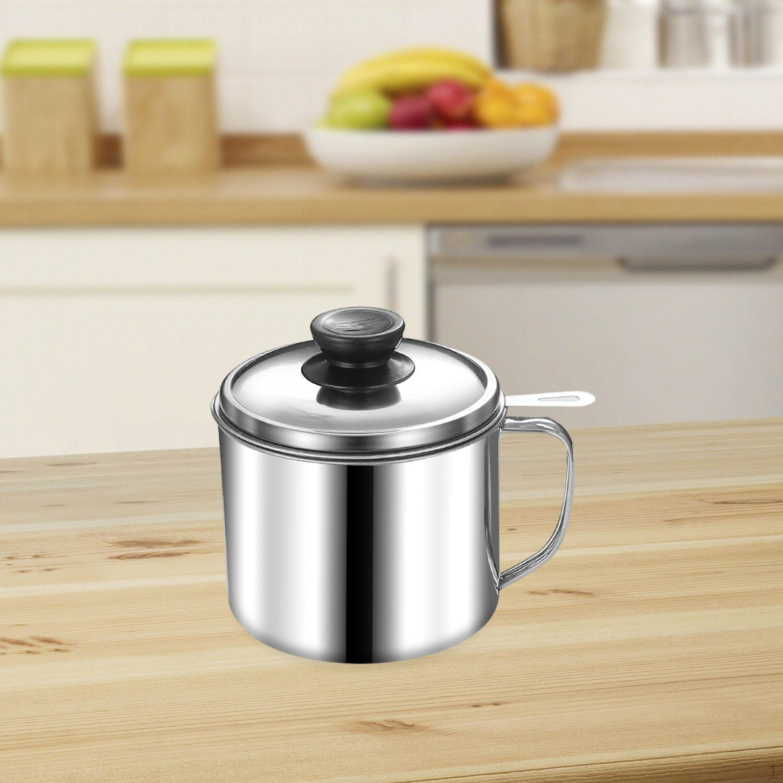 Контейнер для жира для бекона, фритюрница, 1,3 л, корзина для жарки, удобное сито для масла With Lid
Контейнер для жира для бекона, фритюрница, 1,3 л, корзина для жарки, удобное сито для масла With Lid