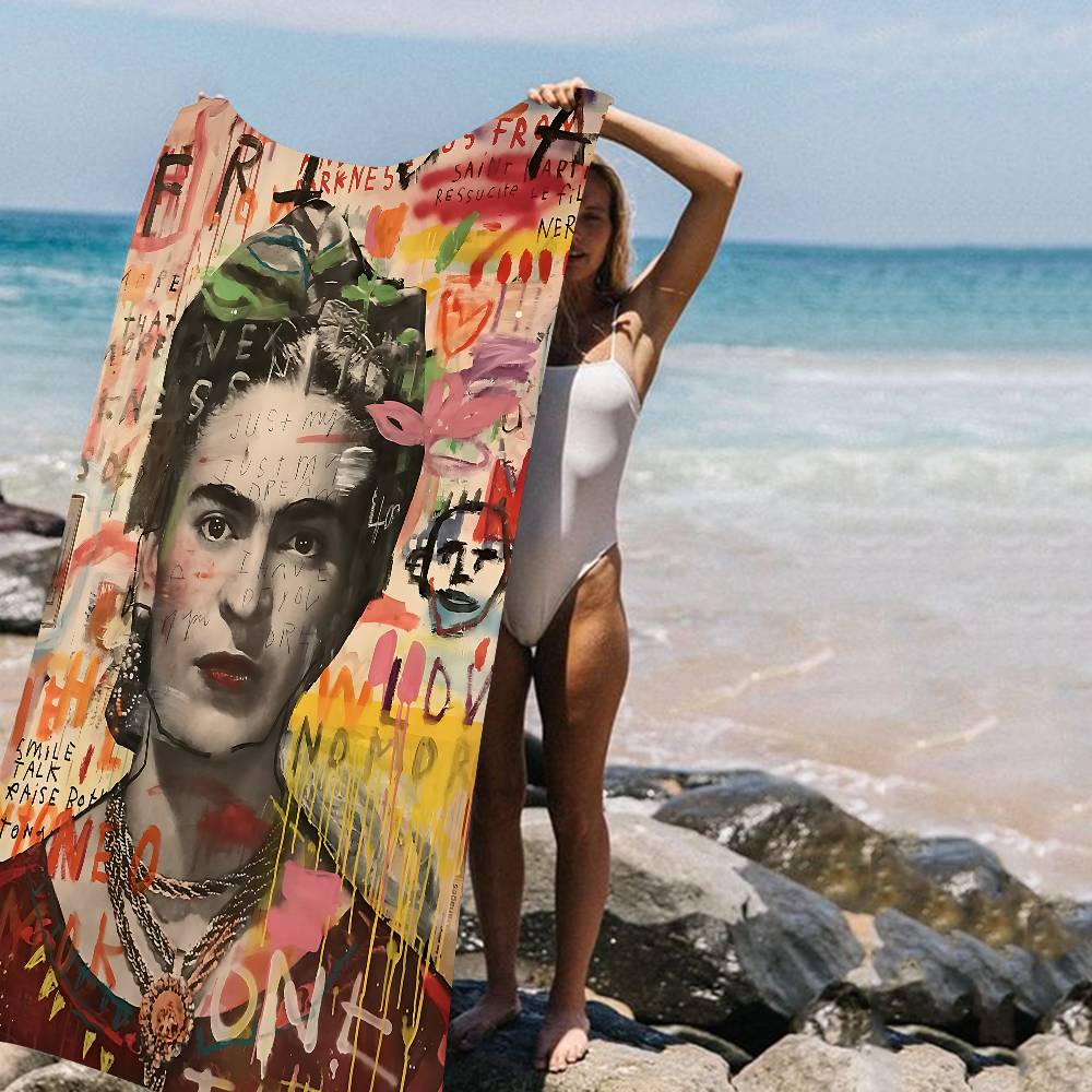 F-Frida K-Kahlo Woman Flowers Art Big Microfiber Beach Towels Quick Dry Towel Sand Beach Towels Pool Towel for Travel Swim W30*H60(CM)
F-Frida K-Kahlo Woman Flowers Art Big Microfiber Beach Towels Quick Dry Towel Sand Beach Towels Pool Towel for Travel Swim W30*H60(CM)