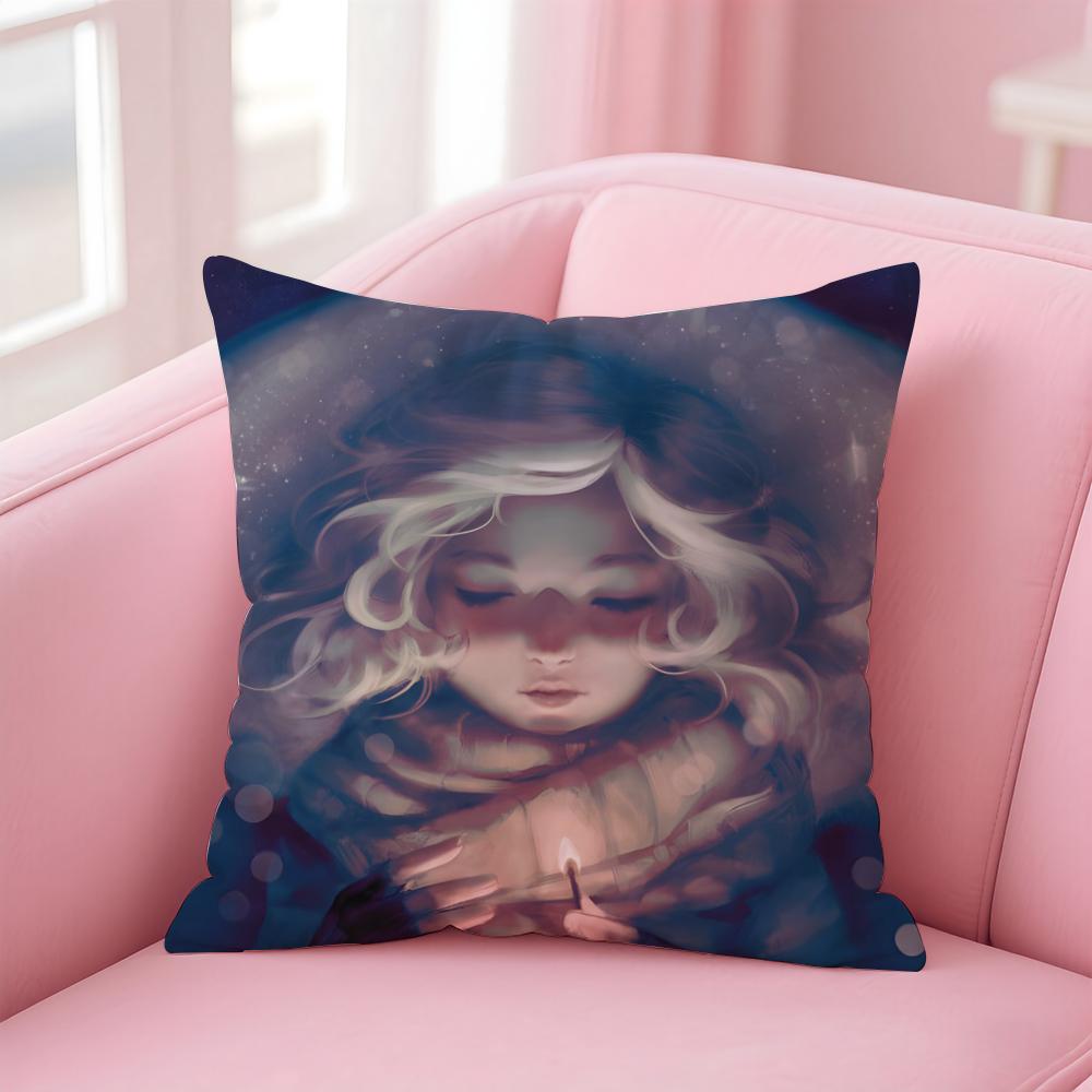 Story The Iittle Match Girl Illustration Art Cushion Cover Linen Pillowcase Cover Soft Decor for Sofa Home Room 30X30cm
Story The Iittle Match Girl Illustration Art Cushion Cover Linen Pillowcase Cover Soft Decor for Sofa Home Room 30X30cm