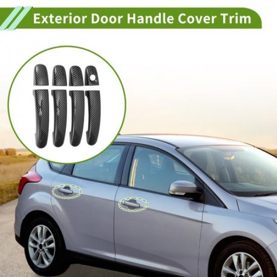 Exterior Door Handle Cover Trim for Ford Focus 2012-2018 Carbon Fiber Black ABS
Exterior Door Handle Cover Trim for Ford Focus 2012-2018 Carbon Fiber Black ABS