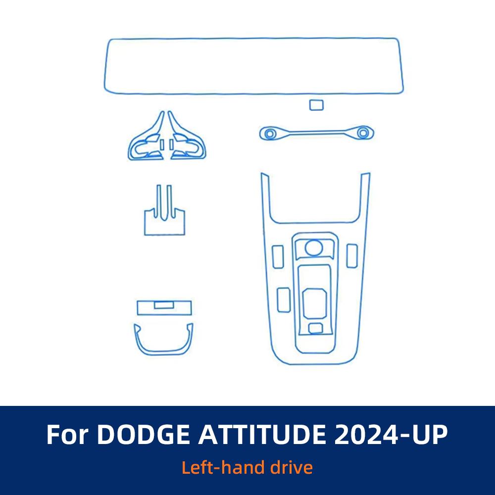 For Dodge Attitude 2024 2025 Car Interior Center Console Transparent TPU Protective Film Anti-scratch Repair Film Refit Sticker
For Dodge Attitude 2024 2025 Car Interior Center Console Transparent TPU Protective Film Anti-scratch Repair Film Refit Sticker