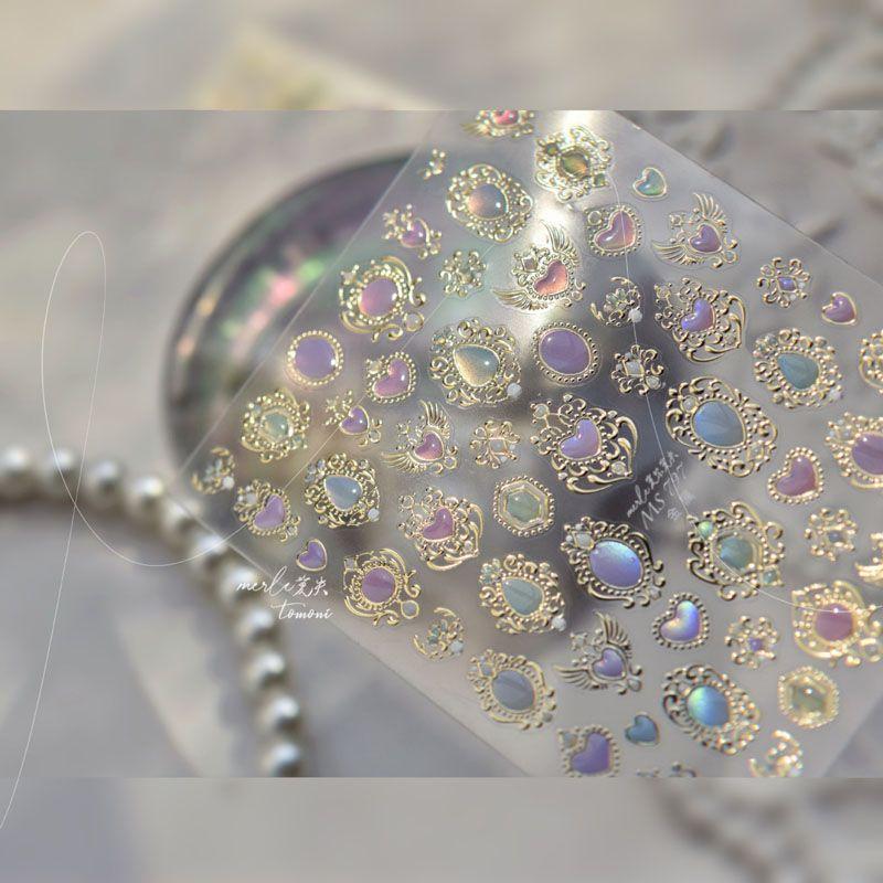 European-Style Heart Gem Nail Sticker Relief New Arrival 3D3D 5D Internet Celebrity Ins Aurora Gradient Nail Sticker Stamping European-style Heart 797
European-Style Heart Gem Nail Sticker Relief New Arrival 3D3D 5D Internet Celebrity Ins Aurora Gradient Nail Sticker Stamping European-style Heart 797