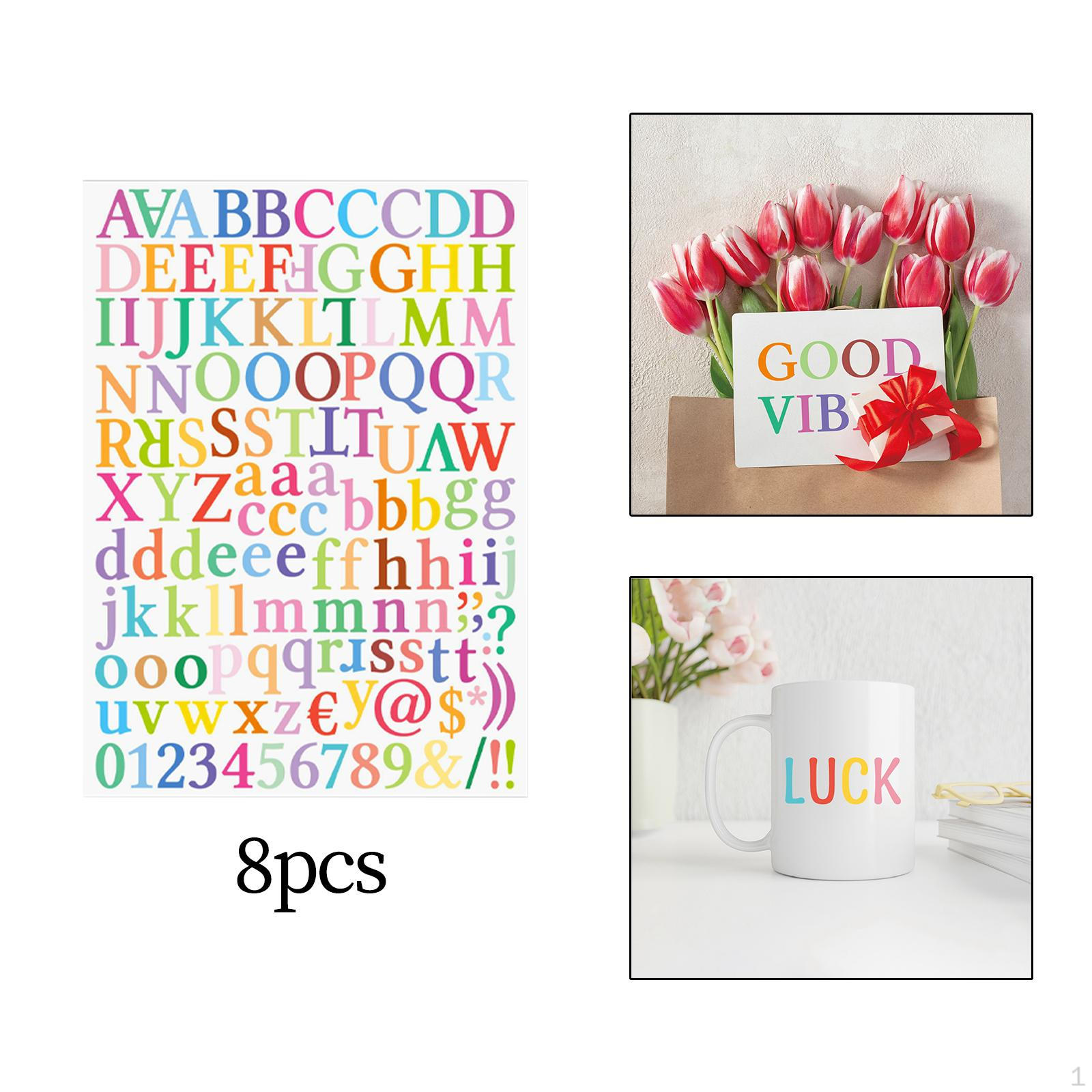 8 Pcs Letter Vinyl Stickers Glass Water Bottles Waterproof A-Z Letters Craft With @
8 Pcs Letter Vinyl Stickers Glass Water Bottles Waterproof A-Z Letters Craft With @