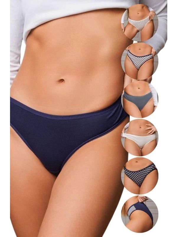 Alya Underwear Женские трусики бикини темно-синего цвета - Однотонные в полоску с сердечками - 7 шт./упак. S
Alya Underwear Женские трусики бикини темно-синего цвета - Однотонные в полоску с сердечками - 7 шт./упак. S