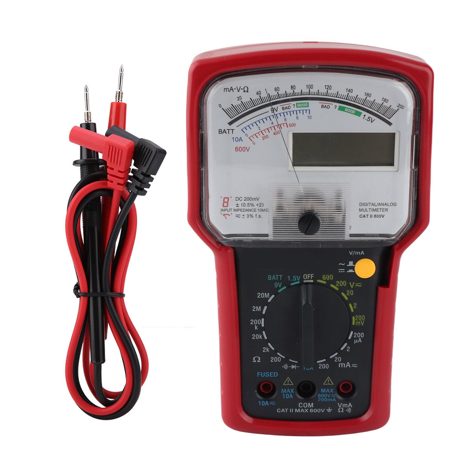 Multimeter KT7030 Multifunction High Sensitivity High Accuracy Analog Digital Double Display Multimeter KT7030 Analog Multimeter
Multimeter KT7030 Multifunction High Sensitivity High Accuracy Analog Digital Double Display Multimeter KT7030 Analog Multimeter