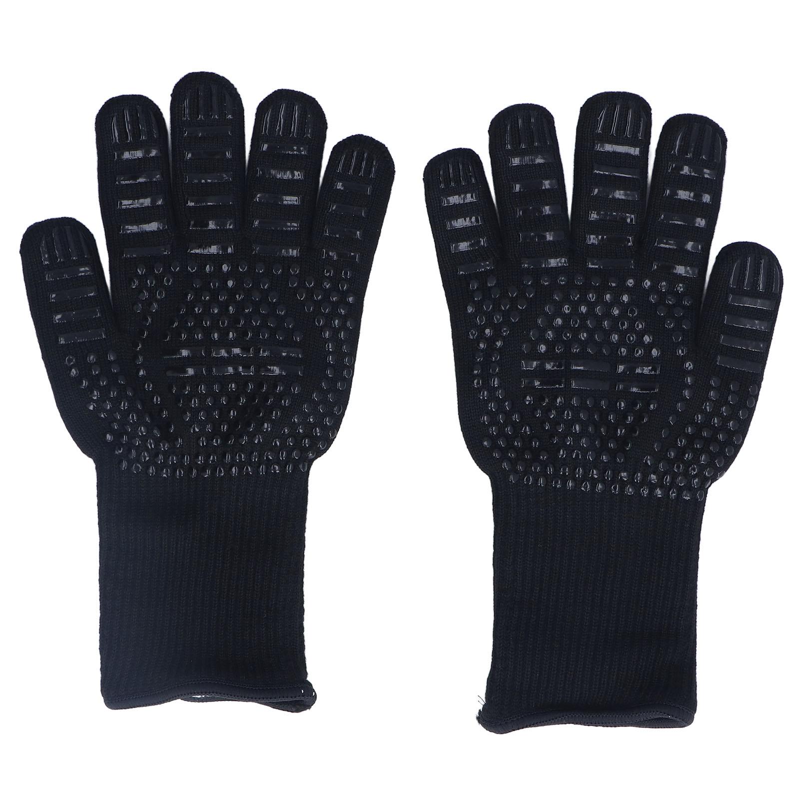 Heat Resistant Gloves 500 celsius 31cm Hot Proof Mitts Cooking Tool for BBQ Oven Welding
Heat Resistant Gloves 500 celsius 31cm Hot Proof Mitts Cooking Tool for BBQ Oven Welding