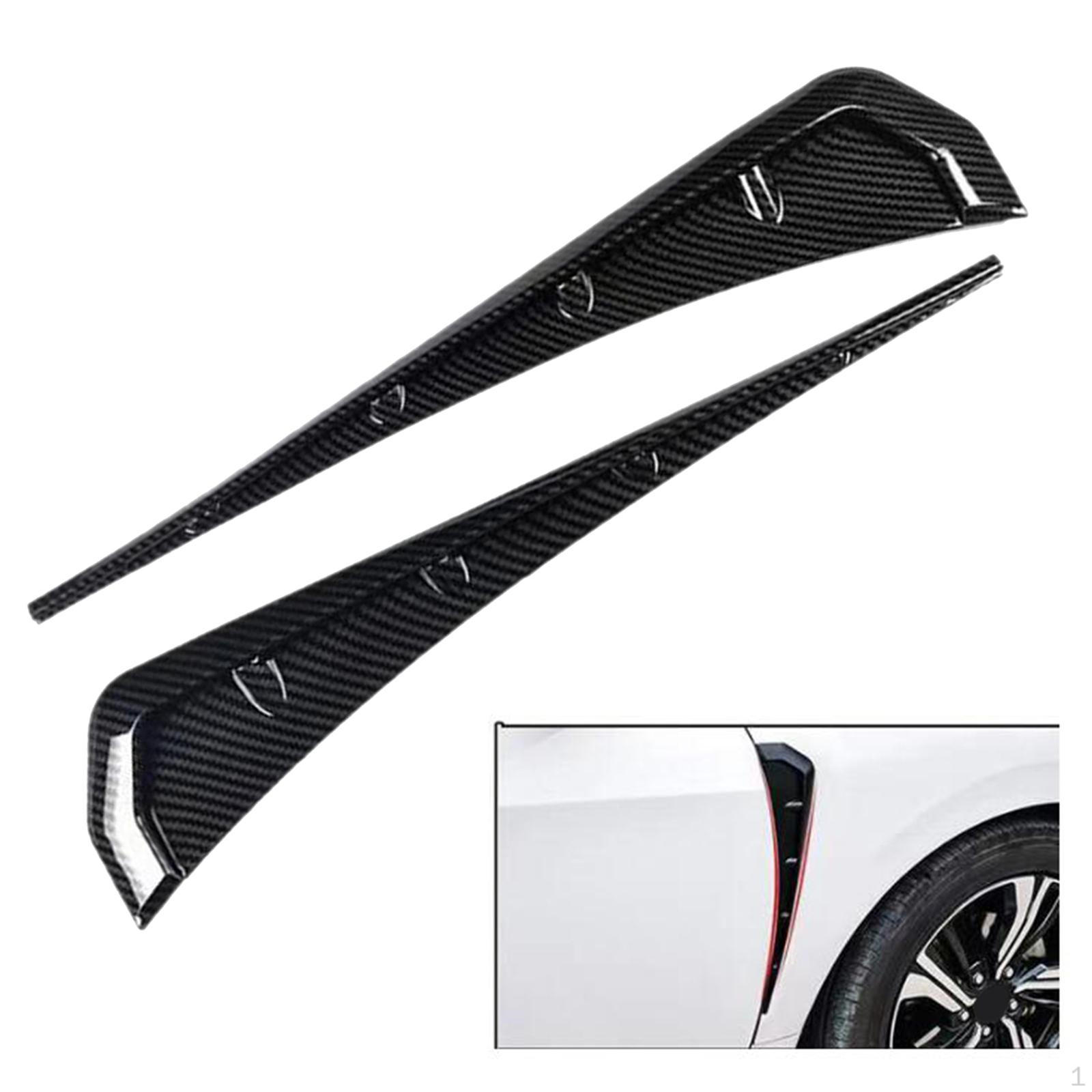 2 Pieces Car Side Vents Automotive Accessories Universal Spoiler Carbon Fiber Pattern
2 Pieces Car Side Vents Automotive Accessories Universal Spoiler Carbon Fiber Pattern