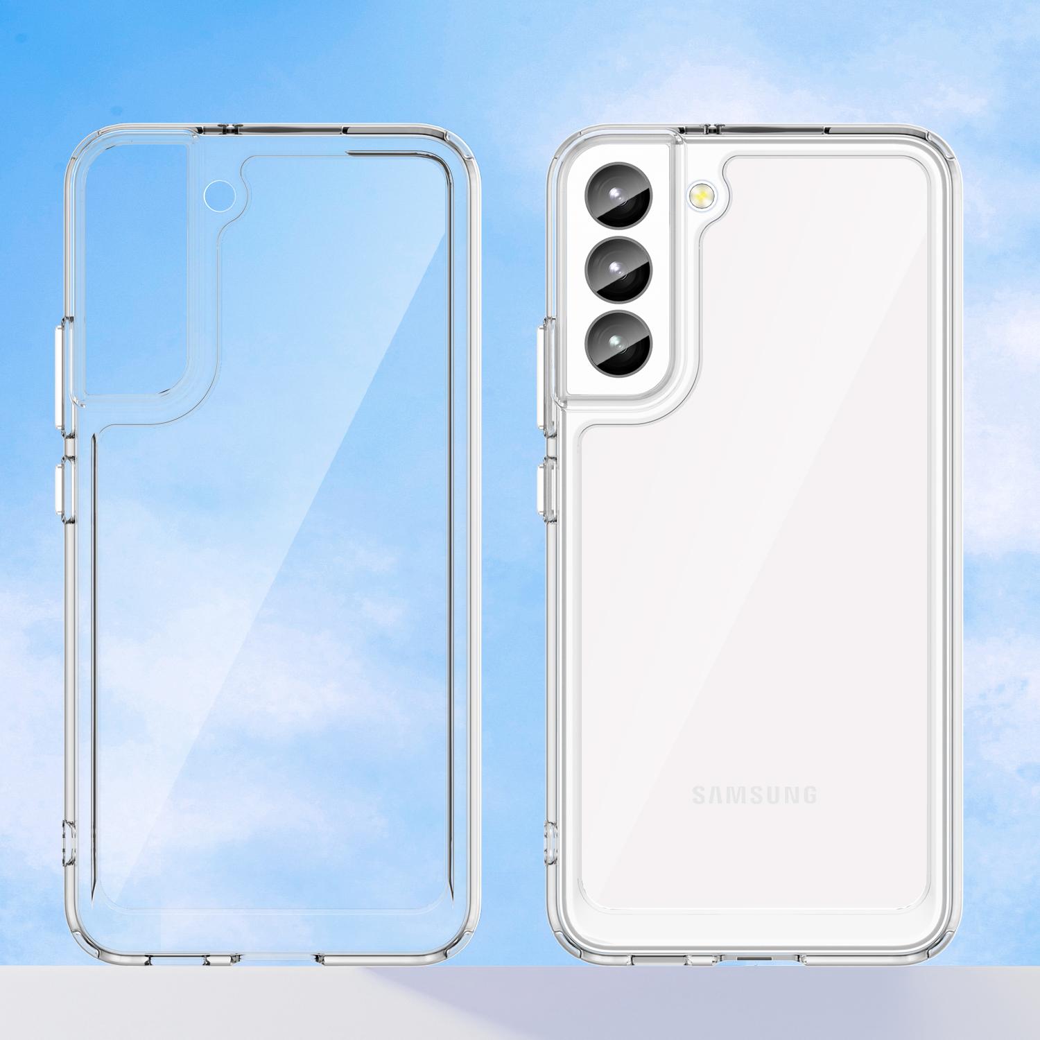 For Samsung Galaxy S22 5G Clear Case Fingerprint-free Acrylic+TPU Phone Cover (Big Rear Lens Hole) A
For Samsung Galaxy S22 5G Clear Case Fingerprint-free Acrylic+TPU Phone Cover (Big Rear Lens Hole) A