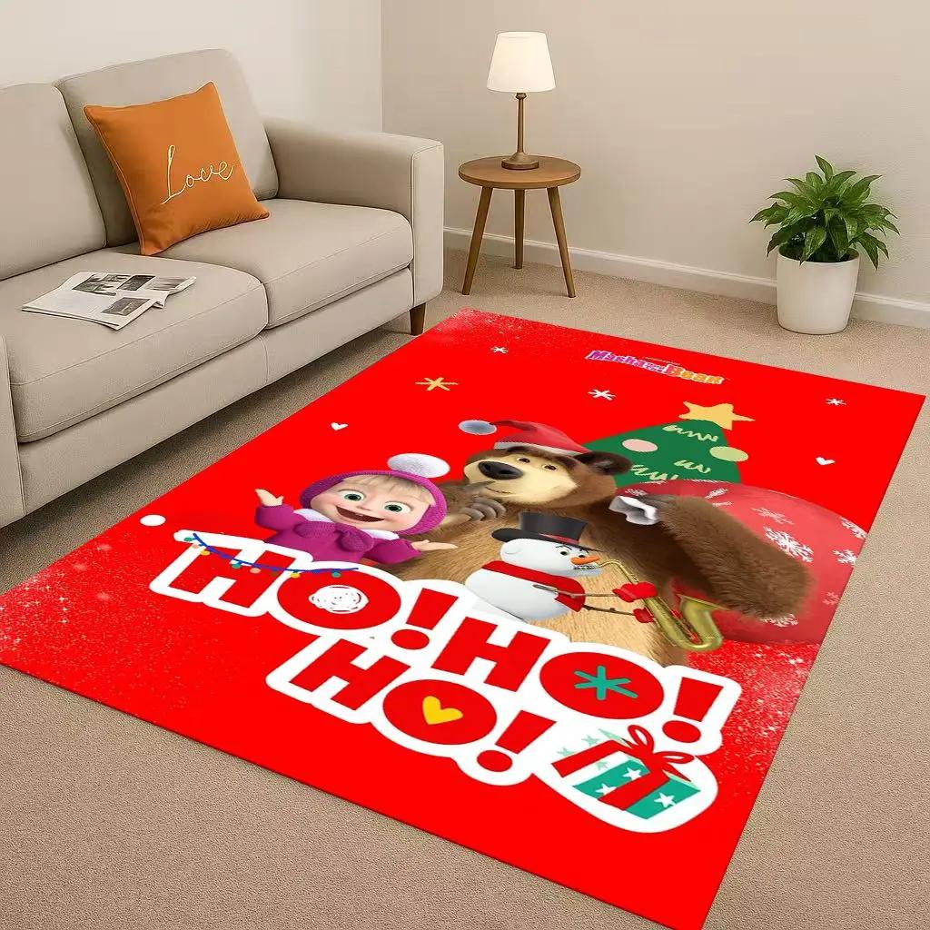 New Cartoon M-Masha And B-Bear Christmas Gift Living Room Non-Slip Area Rug Carpet For Bedroom Playroom Sofa,Home Decor Doormat 40x60cm( 15x23in )
New Cartoon M-Masha And B-Bear Christmas Gift Living Room Non-Slip Area Rug Carpet For Bedroom Playroom Sofa,Home Decor Doormat 40x60cm( 15x23in )