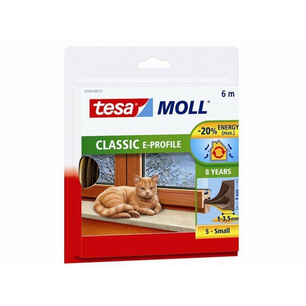 Уплотнитель TESA 9 мм x 6 м Коричневый TU прозрачный 
Уплотнитель TESA 9 мм x 6 м Коричневый TU прозрачный