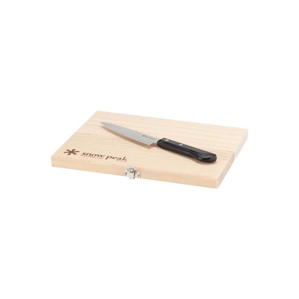Snow Peak Cutting Board Set M CS207: Cutting board set with knife included, foldable cooking utensils.
Snow Peak Cutting Board Set M CS207: Cutting board set with knife included, foldable cooking utensils.