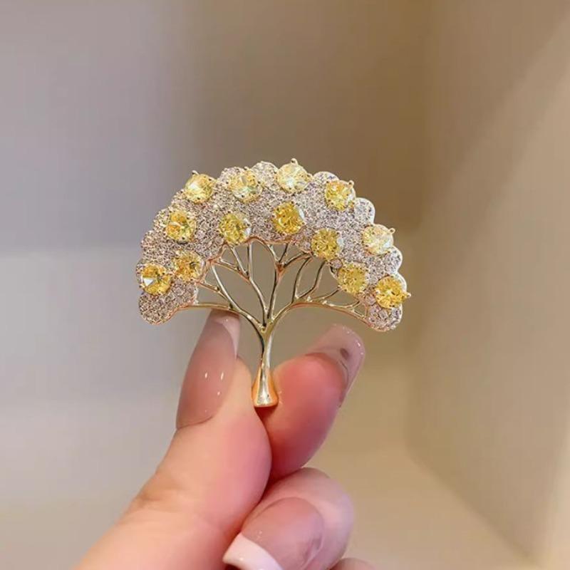 Korean Style New Golden Wishing Tree Brooch Elegant Temperament Plant Pin Creative Coat Cardigan Corsage Accessories
Korean Style New Golden Wishing Tree Brooch Elegant Temperament Plant Pin Creative Coat Cardigan Corsage Accessories