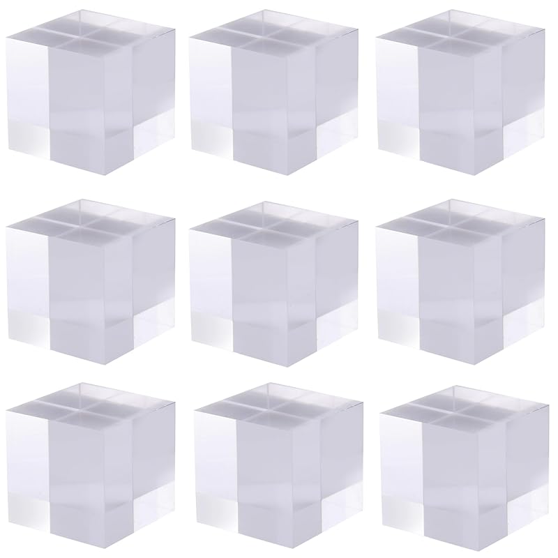 Anopono acrylic cube acrylic block transparent display stand exhibition pedestal photograph photograph (Set of 9 cubes)
Anopono acrylic cube acrylic block transparent display stand exhibition pedestal photograph photograph (Set of 9 cubes)