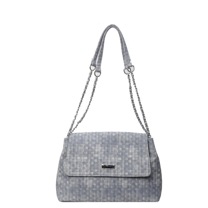 Клетчатая вместительная женская сумка 2024 года, новая модная универсальная сумка через плечо с цепочкой, сумка-тоут для поездок на работу темно-синий
Клетчатая вместительная женская сумка 2024 года, новая модная универсальная сумка через плечо с цепочкой, сумка-тоут для поездок на работу темно-синий