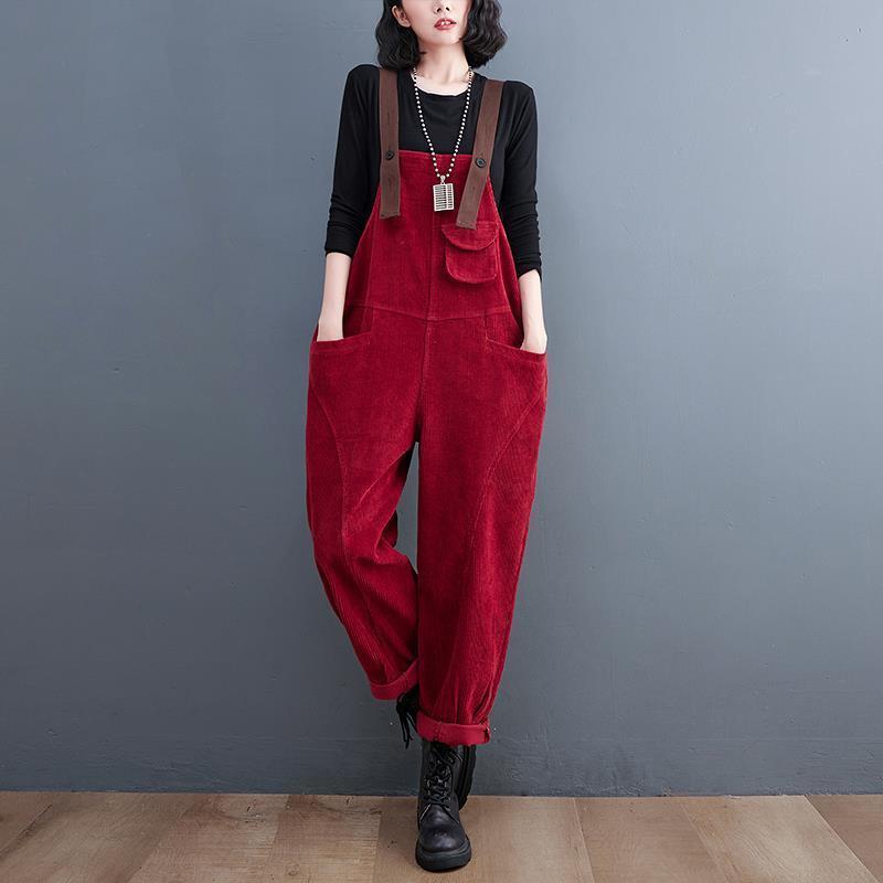 Осень и Зима Вельветовый Комбинезон Женский Милая Прямого Кроя Однотонный Многокарманный Повседневный Комбинезон S красный
Осень и Зима Вельветовый Комбинезон Женский Милая Прямого Кроя Однотонный Многокарманный Повседневный Комбинезон S красный