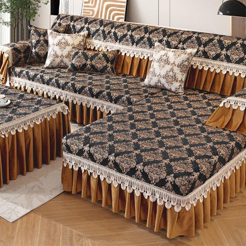 Jacquard Four Seasons Universal European Seat Cushions Light Luxury Decorative Sofa Protective Pad Wear Resistant and Wrinkle Resistant Cover Towel 30*50cm 1pcs pillowcase
Jacquard Four Seasons Universal European Seat Cushions Light Luxury Decorative Sofa Protective Pad Wear Resistant and Wrinkle Resistant Cover Towel 30*50cm 1pcs pillowcase