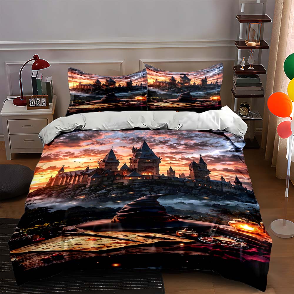 Castle, sunset, landscape. Bedding Duvet cover sets Duvet covers Pillowcases gifts (1 * Duvet Cover 2 * Pillowcases, without duvet insert) 135x200cm
Castle, sunset, landscape. Bedding Duvet cover sets Duvet covers Pillowcases gifts (1 * Duvet Cover 2 * Pillowcases, without duvet insert) 135x200cm
