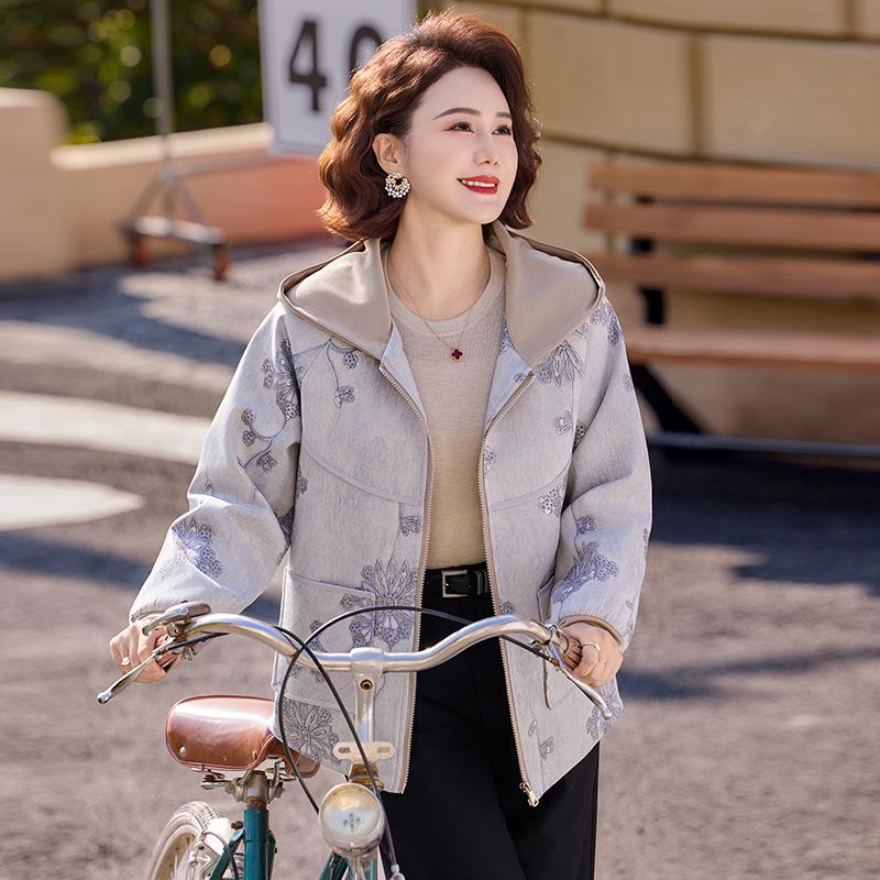 Spring & Autumn 2026 Jacket: Stylish Windbreaker for Middle-aged & Elderly Women 2XL (105-120 jin) фіолетовий/сірий колір
Spring & Autumn 2026 Jacket: Stylish Windbreaker for Middle-aged & Elderly Women 2XL (105-120 jin) фіолетовий/сірий колір
