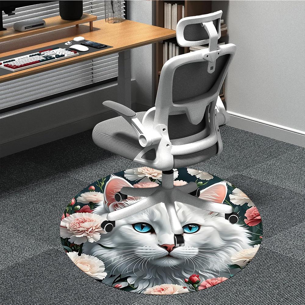 1pc Floral Cat Print Chair Carpet for Office Machine Washable Rug for Office, Good Gift for Family or Friends yy251225211 80cm by 80cm
1pc Floral Cat Print Chair Carpet for Office Machine Washable Rug for Office, Good Gift for Family or Friends yy251225211 80cm by 80cm