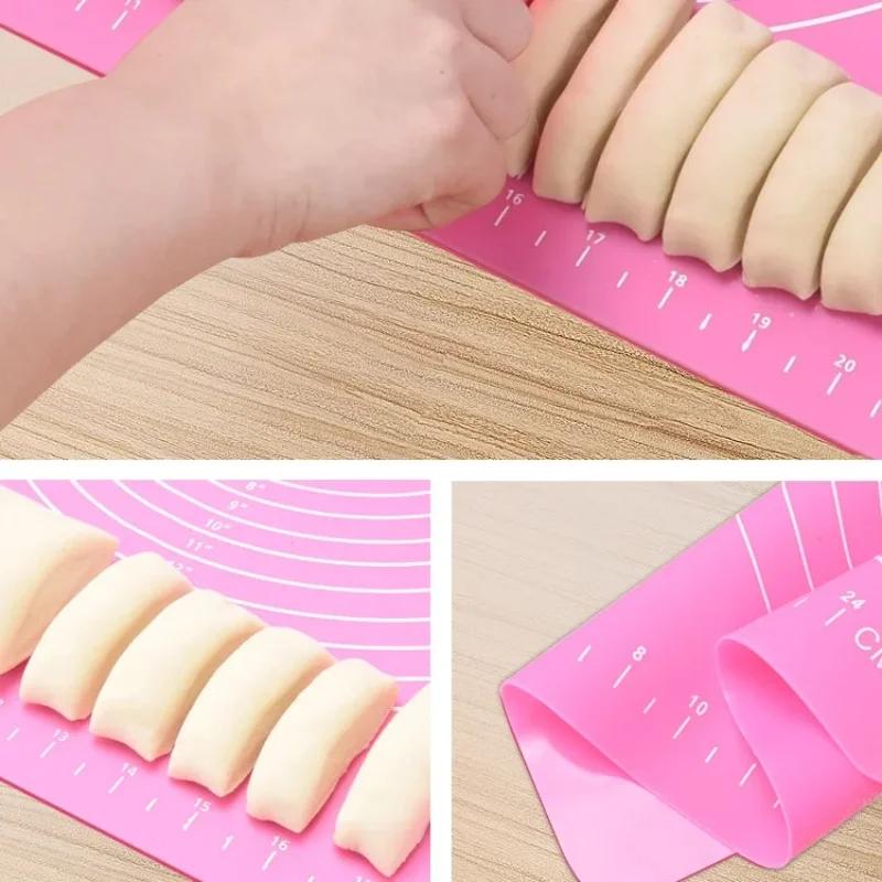 Silicone Baking Mat Pastry Kitchen Cooking Tools Utensils Non-stick High Temperature Resistance Rolling Dough Pads Accessories 40x30cm розовый
Silicone Baking Mat Pastry Kitchen Cooking Tools Utensils Non-stick High Temperature Resistance Rolling Dough Pads Accessories 40x30cm розовый