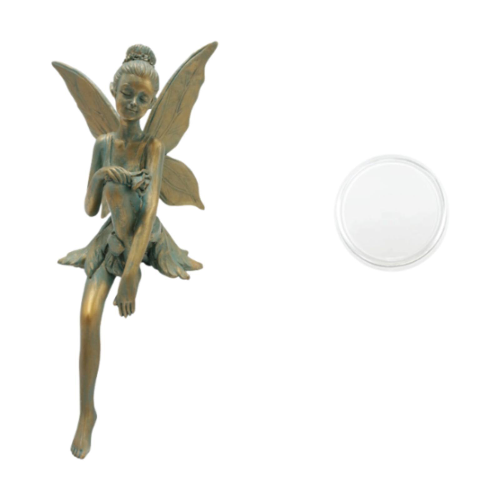 Sitting Fairy Figurine Resin Plant Pot Decor for Office Yard Cabinet бронзовий
Sitting Fairy Figurine Resin Plant Pot Decor for Office Yard Cabinet бронзовий