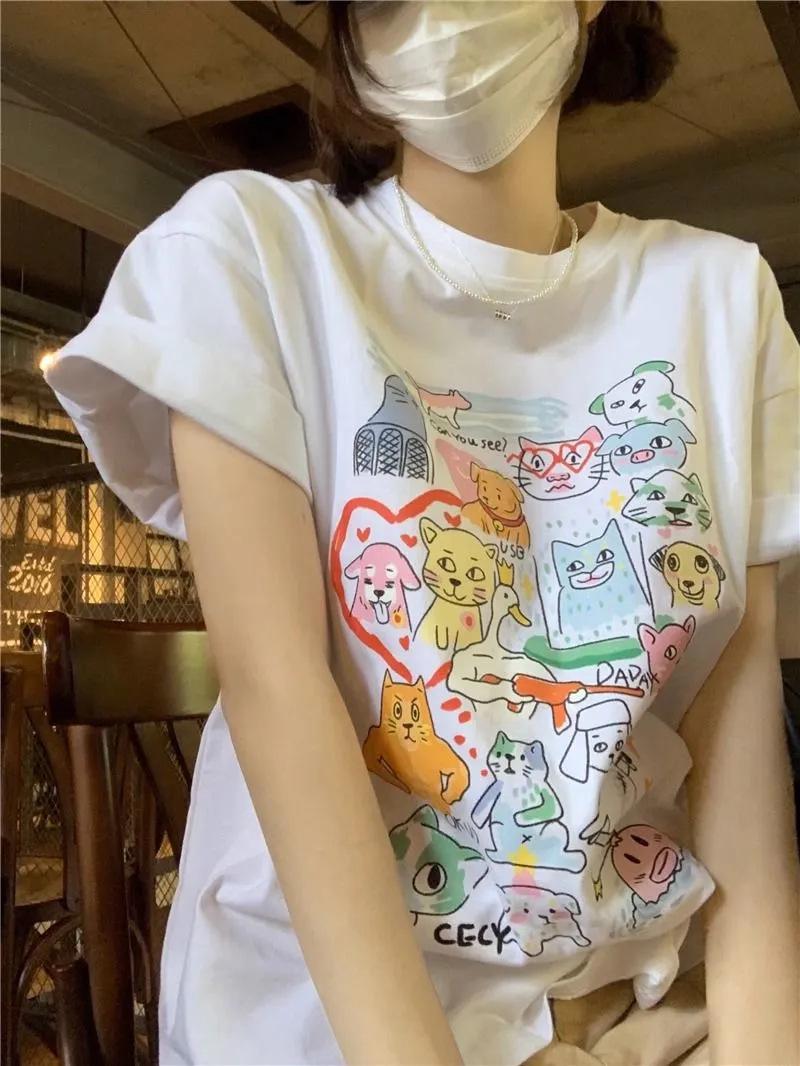 Women s 2024 Summer Short Sleeve Pure Cotton T-Shirt - Trendy Korean Style Loose Fit XL (recommended for 58-65kg)
Women s 2024 Summer Short Sleeve Pure Cotton T-Shirt - Trendy Korean Style Loose Fit XL (recommended for 58-65kg)