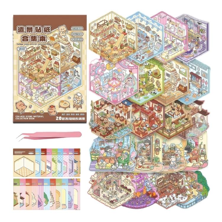 Sticker Booklets Artistic Decorative Sticker for Scrapbooking Journaling Art Craft, Album, Bullets Journaling, Journal
Sticker Booklets Artistic Decorative Sticker for Scrapbooking Journaling Art Craft, Album, Bullets Journaling, Journal