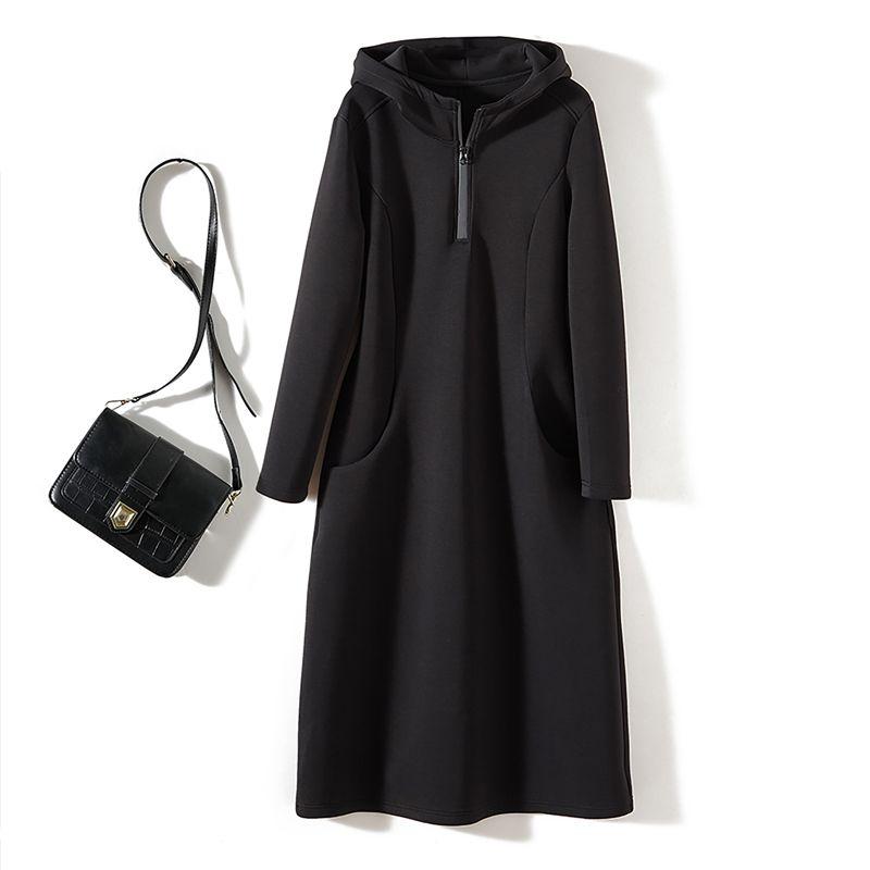 Cost-Effective! Original Single Women s Hooded Air Cotton Front Zipper over the Knee Dress Thickened Fall and Winter Slimming Overcoat Skirt Black 4XL
Cost-Effective! Original Single Women s Hooded Air Cotton Front Zipper over the Knee Dress Thickened Fall and Winter Slimming Overcoat Skirt Black 4XL