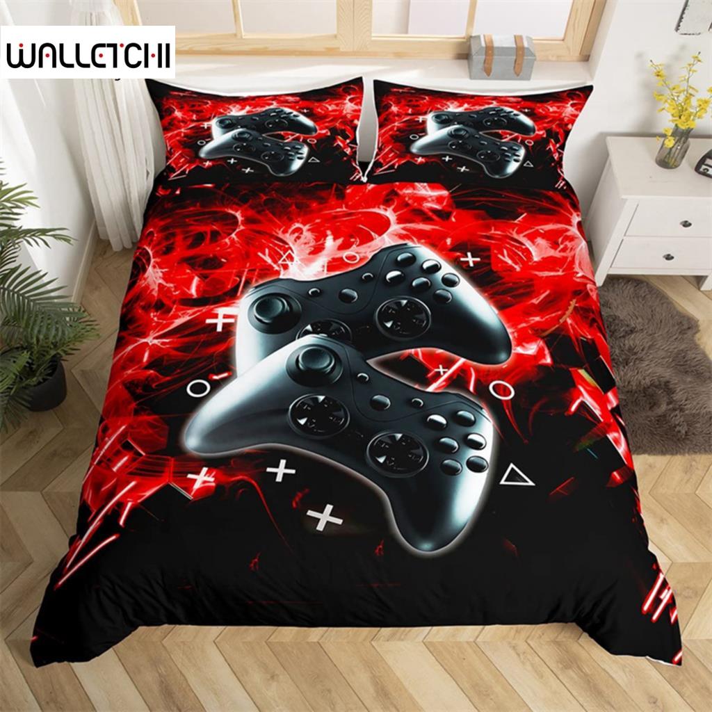 Video Game Controller King Duvet Cover Gamer Bedding Set Single For Boys Girls Teens Player Microfiber Gaming Comforter Cover EU single(135x200cm)
Video Game Controller King Duvet Cover Gamer Bedding Set Single For Boys Girls Teens Player Microfiber Gaming Comforter Cover EU single(135x200cm)