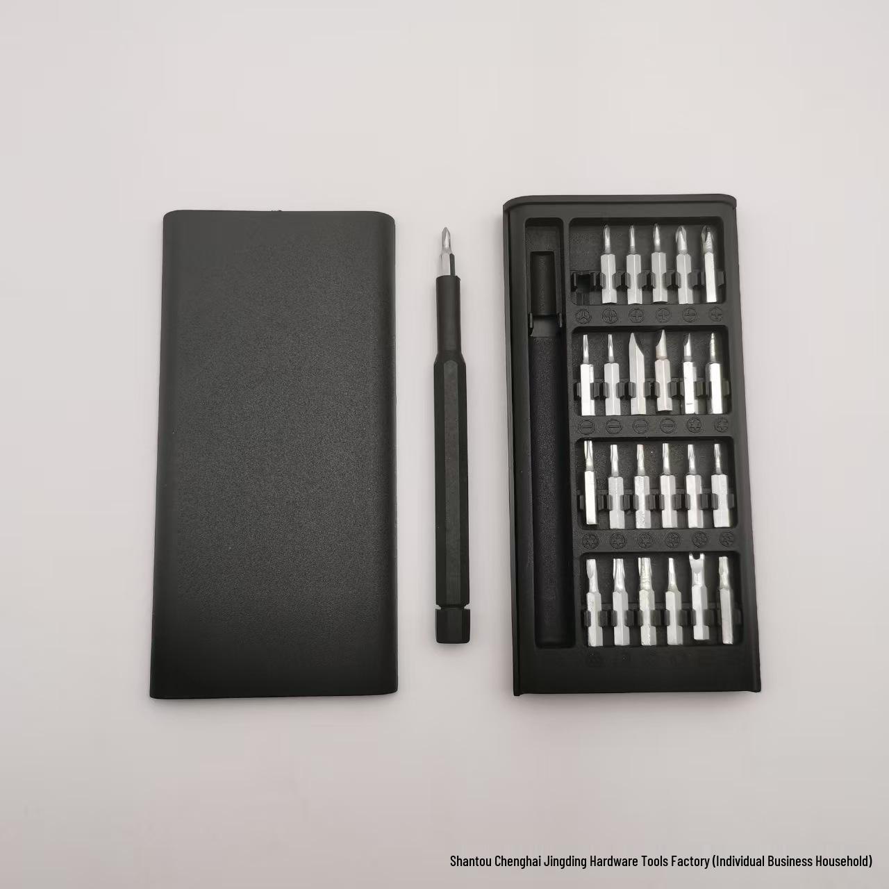 Набор прецизионных многофункциональных отверток 25-в-1 для электроники
Набор прецизионных многофункциональных отверток 25-в-1 для электроники