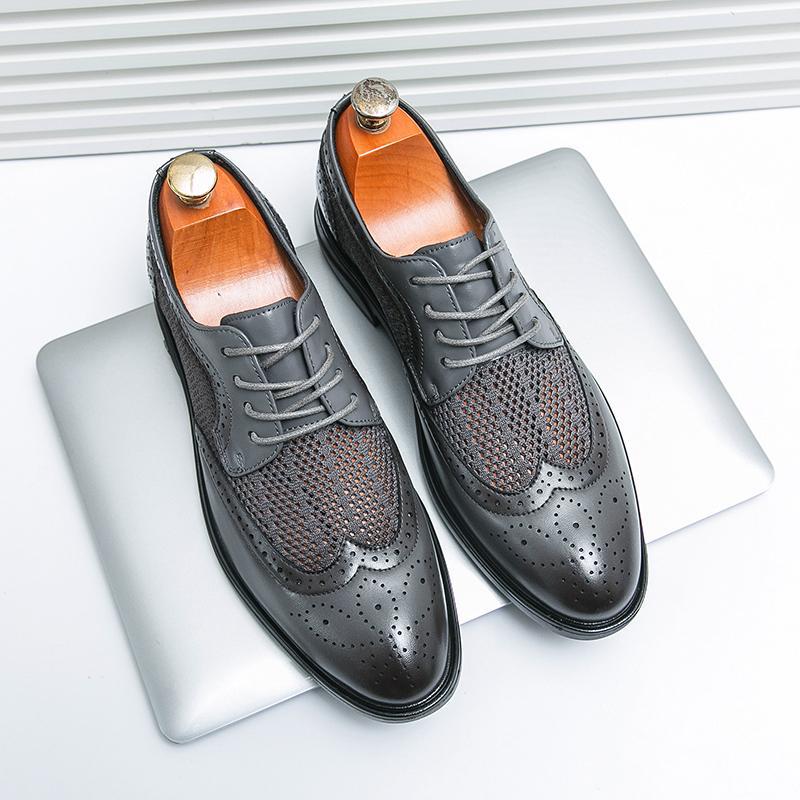 Leather shoes men s summer breathable inner height increase business dress round head British style suit wedding groom brown leather shoes 38 бежевий
Leather shoes men s summer breathable inner height increase business dress round head British style suit wedding groom brown leather shoes 38 бежевий
