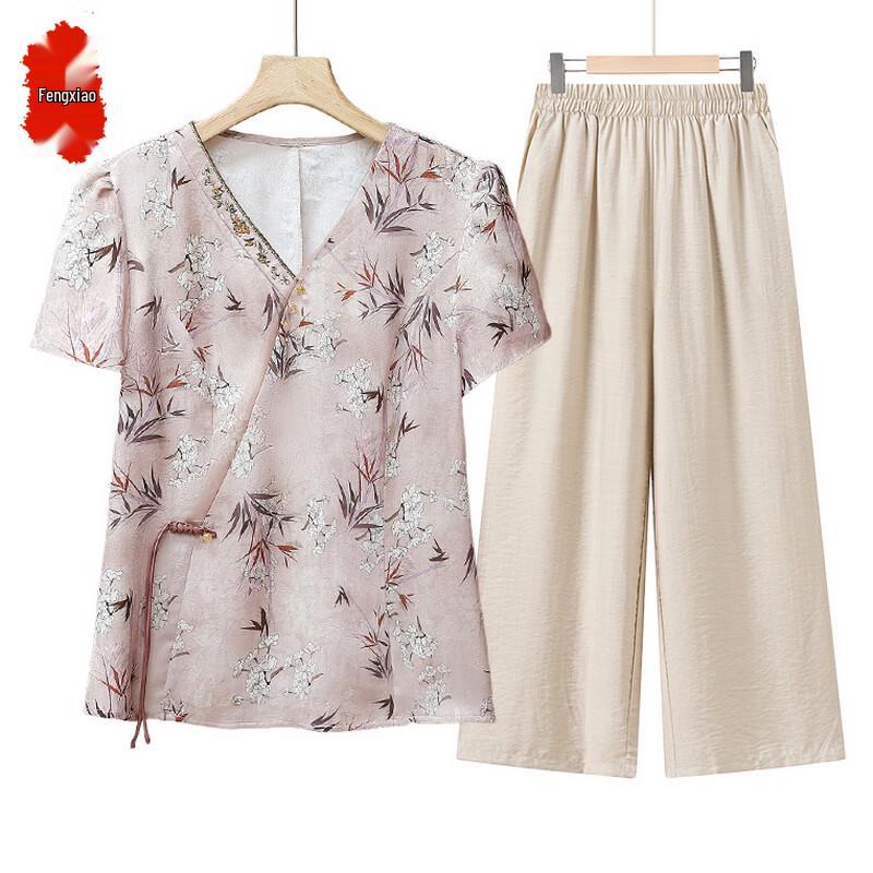 Elderly Women s Loose Fit Summer Two-Piece Set 3XL
Elderly Women s Loose Fit Summer Two-Piece Set 3XL