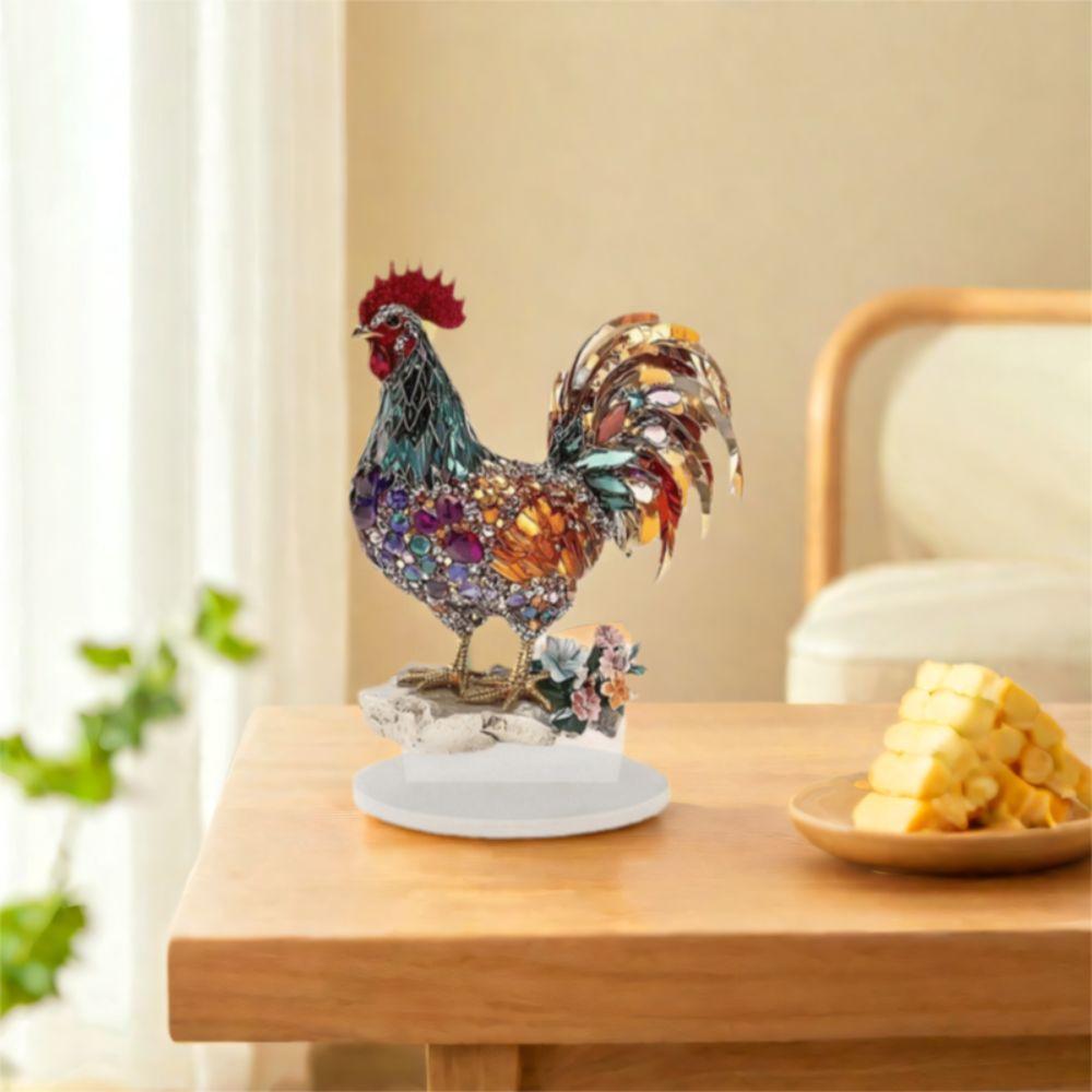 Creative Animal Statue Ornament Acrylic Miniatures Figurine Sculpture Rooster Ornament Cabinet Rooster
Creative Animal Statue Ornament Acrylic Miniatures Figurine Sculpture Rooster Ornament Cabinet Rooster