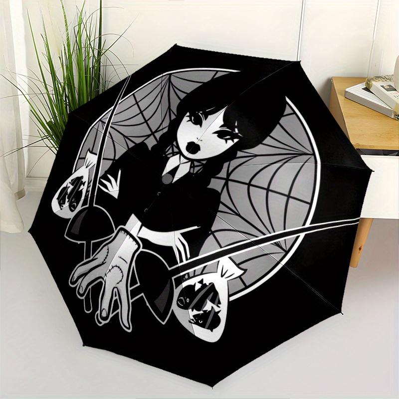 WEDNESDAY Ideas Automatic Opening and Closing Umbrella - Lightweight 3-Fold Design, Suitable for Fans, Travel, Daily Use - Official Product, Interesti
WEDNESDAY Ideas Automatic Opening and Closing Umbrella - Lightweight 3-Fold Design, Suitable for Fans, Travel, Daily Use - Official Product, Interesti