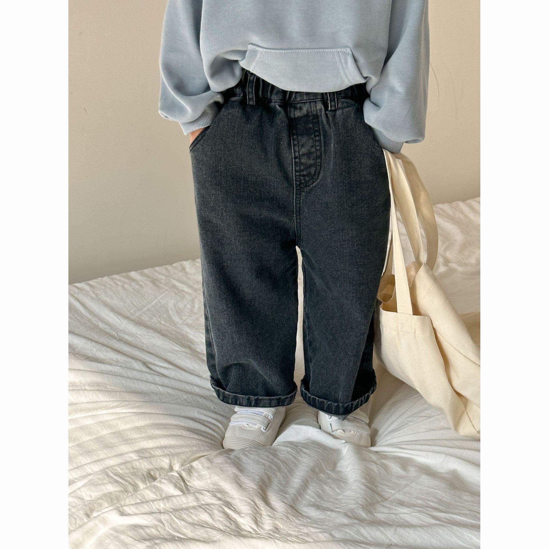 Детские джинсовые брюки весна-осень Широкие брюки для девочек Джинсы для мальчиков Повседневные свободные брюки 80cm чёрный
Детские джинсовые брюки весна-осень Широкие брюки для девочек Джинсы для мальчиков Повседневные свободные брюки 80cm чёрный