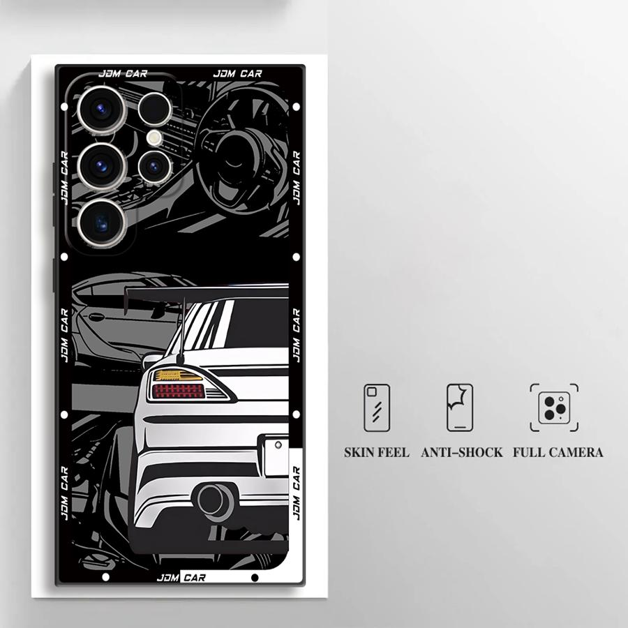 Japan JDM Sports Cars Black Soft Shell Phone Case for Samsung Galaxy S20 FE S25 Ultra S21+ S24 S21 S24Ultra S22 Plus S23 FE Galaxy S23+
Japan JDM Sports Cars Black Soft Shell Phone Case for Samsung Galaxy S20 FE S25 Ultra S21+ S24 S21 S24Ultra S22 Plus S23 FE Galaxy S23+