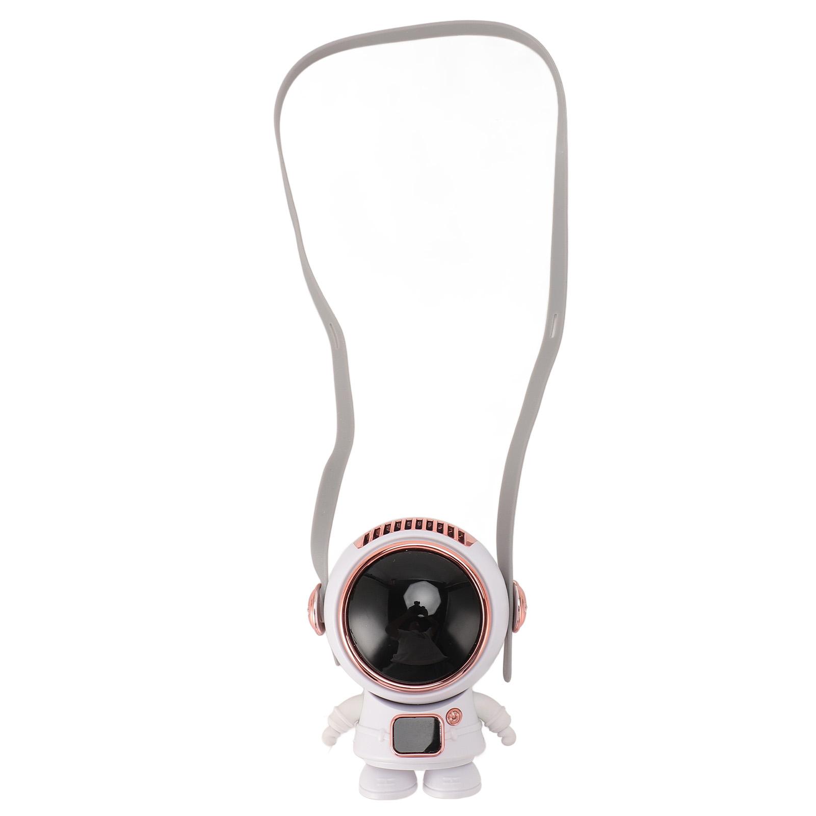 Portable Neck Fan with Turbine Blade Powerful 5 Speeds Cartoon Spaceman Hanging Neck Fan for Home Travel Office
Portable Neck Fan with Turbine Blade Powerful 5 Speeds Cartoon Spaceman Hanging Neck Fan for Home Travel Office