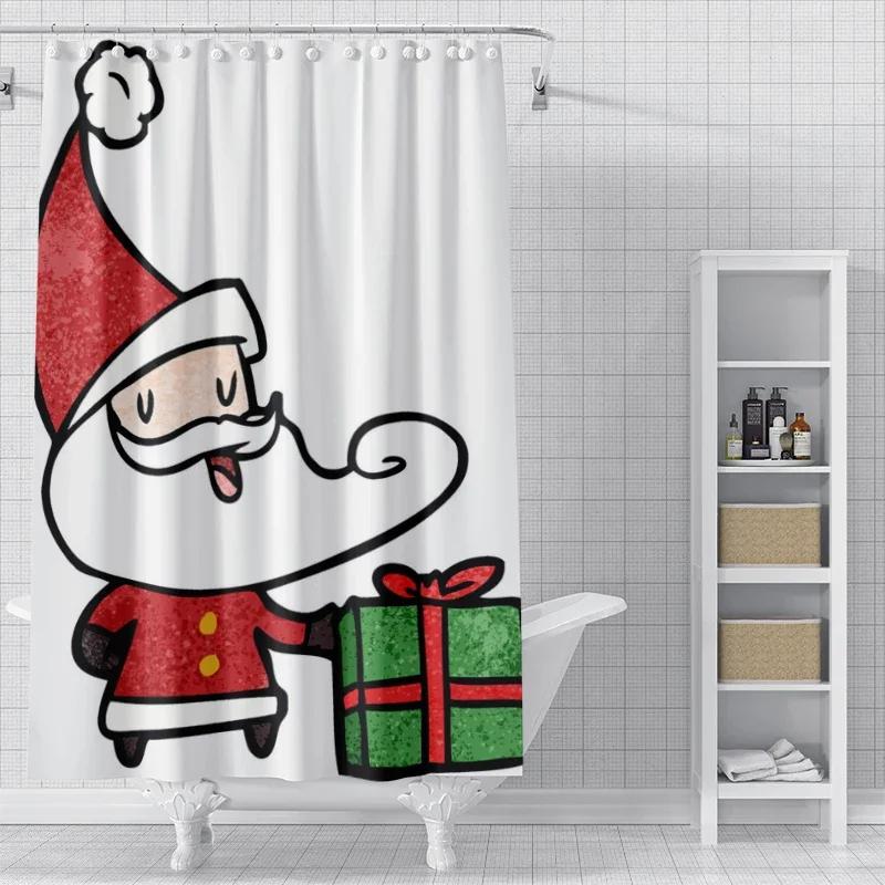 Home Decoration Shower Curtains For Bathroom Waterproof Curtain Fabric Modern Nordic Style Living Room Merry Christmas Winter W60H190(CM)-1 Pcs
Home Decoration Shower Curtains For Bathroom Waterproof Curtain Fabric Modern Nordic Style Living Room Merry Christmas Winter W60H190(CM)-1 Pcs