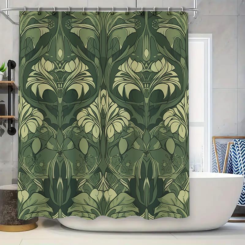 Green Floral Shower Curtain Bathroom Decor Fabric Waterproof Home Kitchen Washroom Drape Window Decoration 3D Print Pattern 205X W60H190(CM)-1 Pcs
Green Floral Shower Curtain Bathroom Decor Fabric Waterproof Home Kitchen Washroom Drape Window Decoration 3D Print Pattern 205X W60H190(CM)-1 Pcs