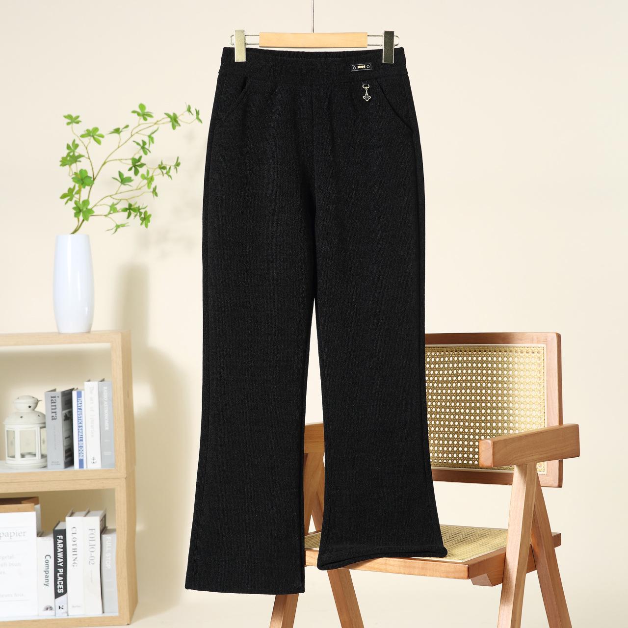 Women s Mid-Aged & Elderly High-Waisted Flare Pants - Spring/Autumn Loose Fit Straight Leg XL (85-100 lbs) чорний
Women s Mid-Aged & Elderly High-Waisted Flare Pants - Spring/Autumn Loose Fit Straight Leg XL (85-100 lbs) чорний